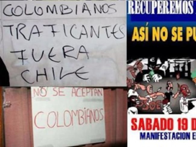 Cancillería rechaza marcha contra colombianos en Chile