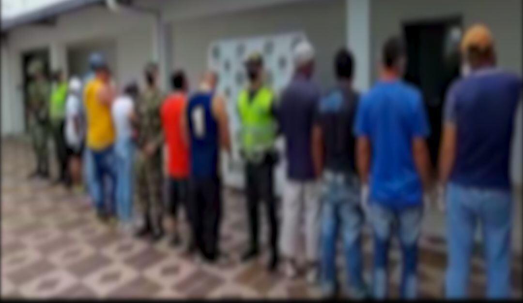 Capturados por violar las medidas sanitarias