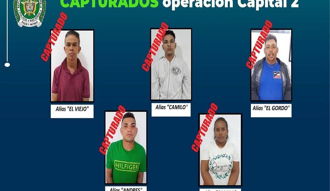 Banda que se dedicaba a la extorsión en Montería.