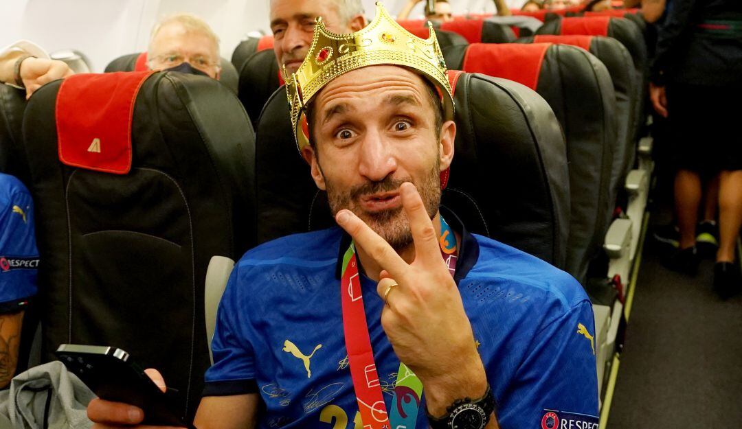 Giorgio Chiellini, capitán de la selección italiana.