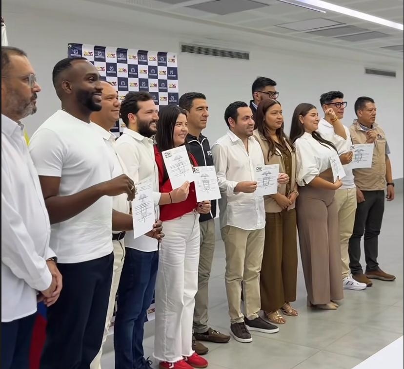 Siete representantes del Atlántico. Tomada del Instagram del representante Samir Radi.