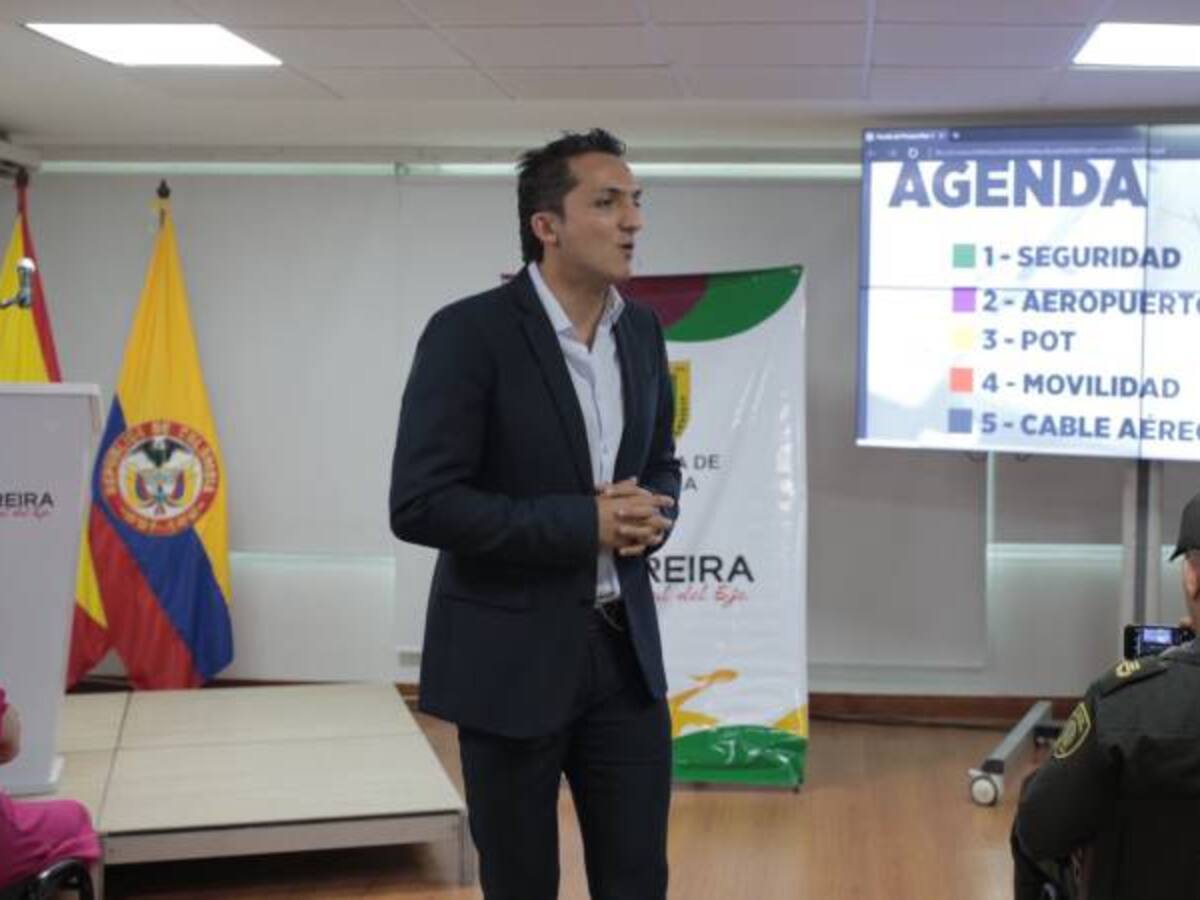 Alcalde de Pereira hace un llamado de atención a la fuerza pública