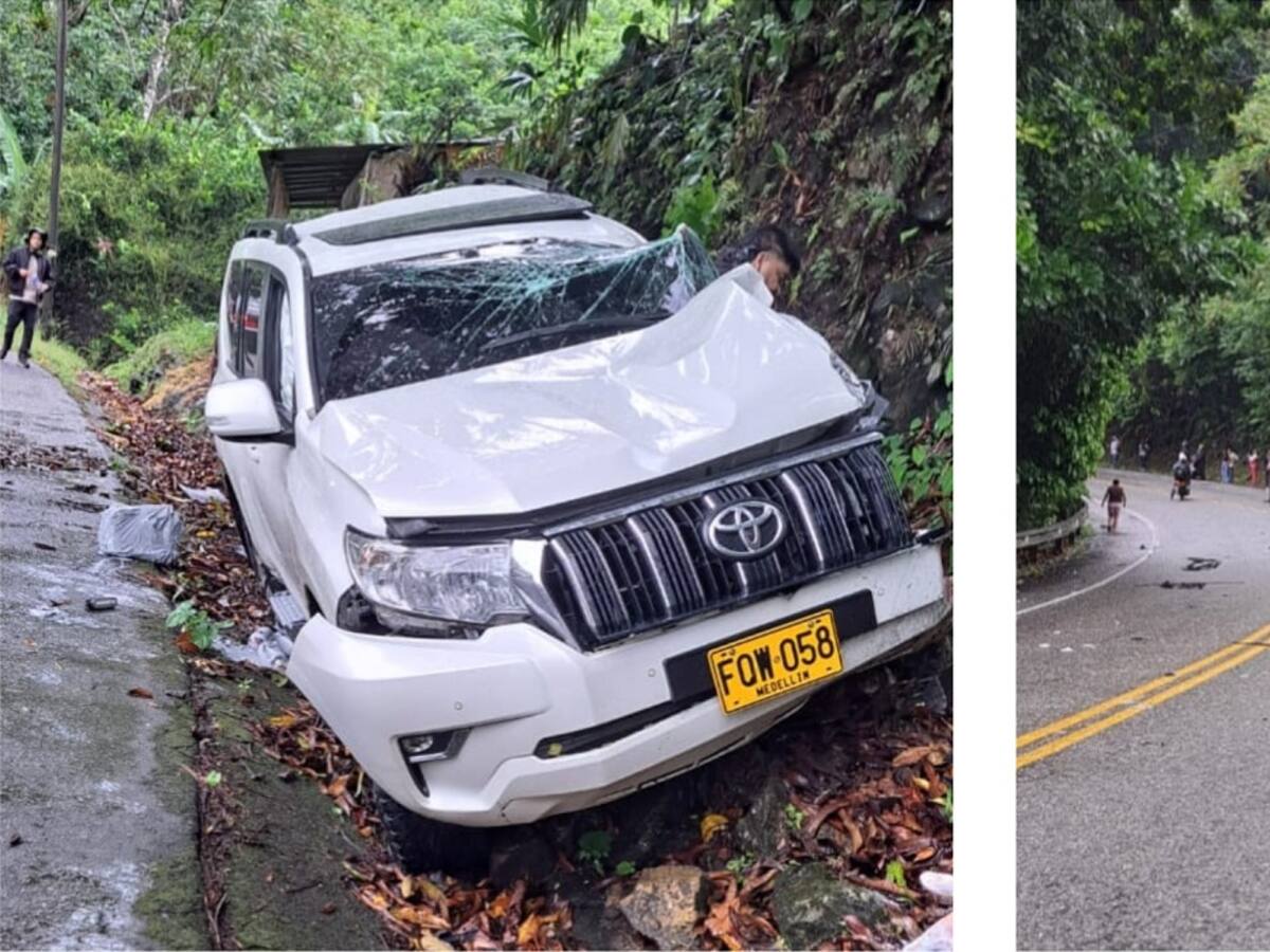 Dos lesionados y un muerto en dos accidentes reportados en vías de Antioquia