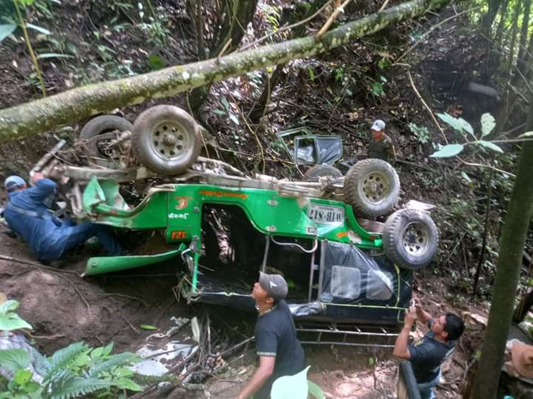 Accidente de un campero en Ibagué