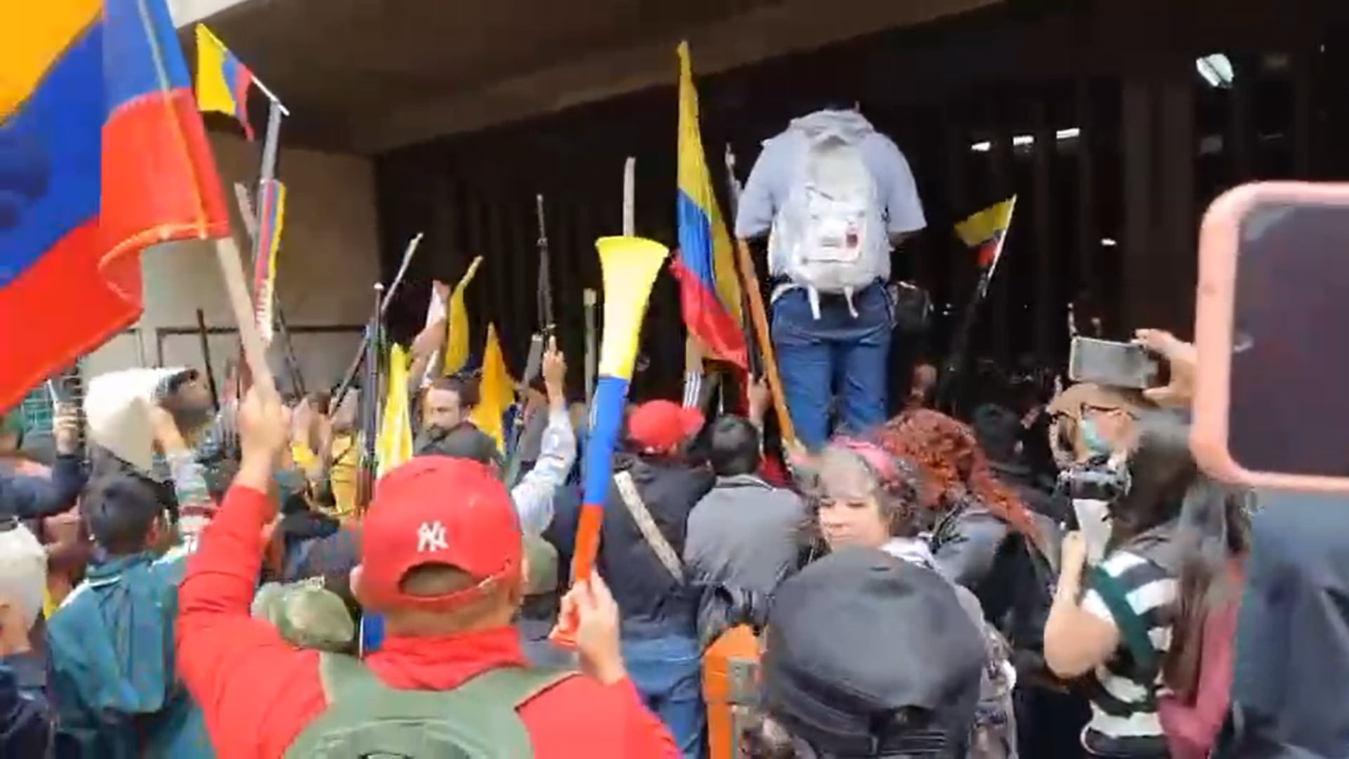 Manifestaciones frente a la Corte Suprema de Justicia