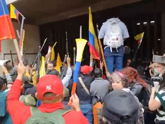 Manifestaciones frente a la Corte Suprema de Justicia