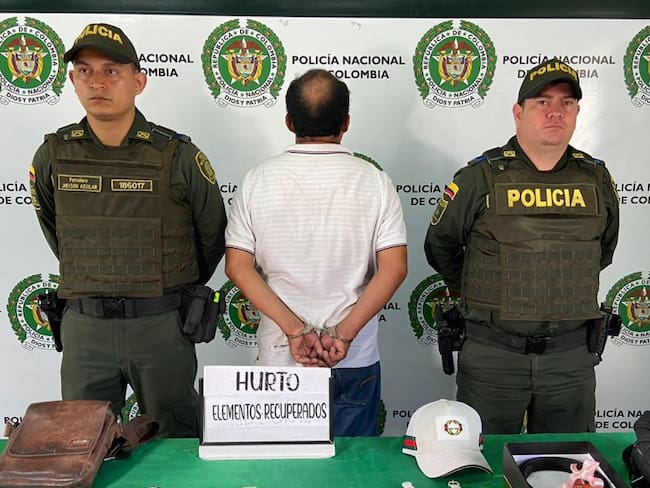 Apartamentero terminó golpeado y capturado en Girón