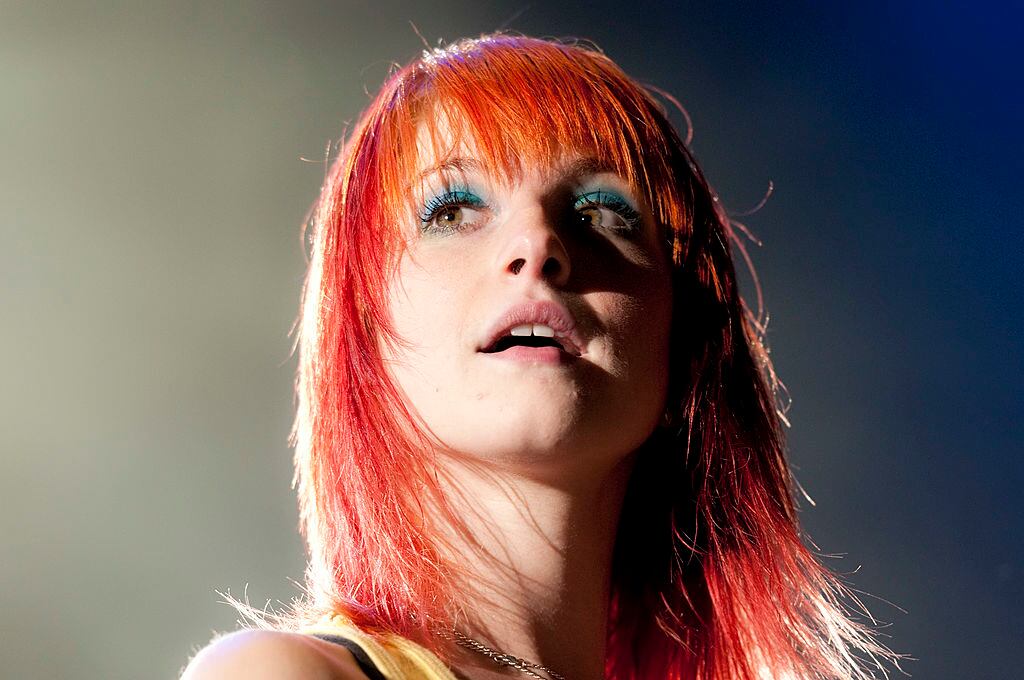 CHICAGO - AUGUST 18: Hayley Williams of Paramore performs on stage during the 2010 Honda Civic Tour at Charter One Pavillion on August 18, 2010 in Chicago, Illinois. (Photo by Daniel Boczarski/Redferns)