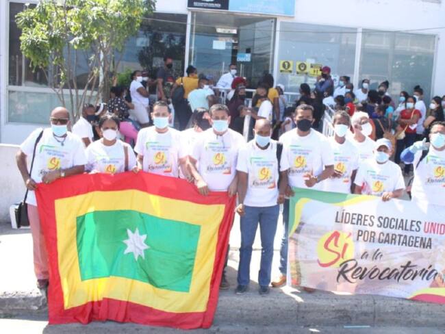 El comité “Líderes Sociales Unidos por Cartagena, Sí a la Revocatoria”