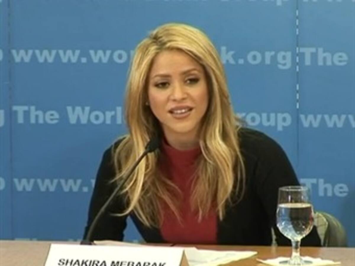 Shakira ahora es embajadora de la lucha contra la pobreza infantil