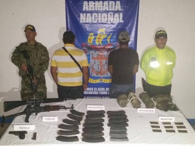 Dos integrantes de bandas criminales en Bolívar se reincorporan a la vida civil