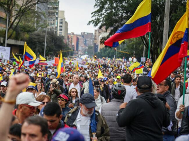 Manifestaciones en Bogotá del 9 al 14 de septiembre/ Foto Colprensa