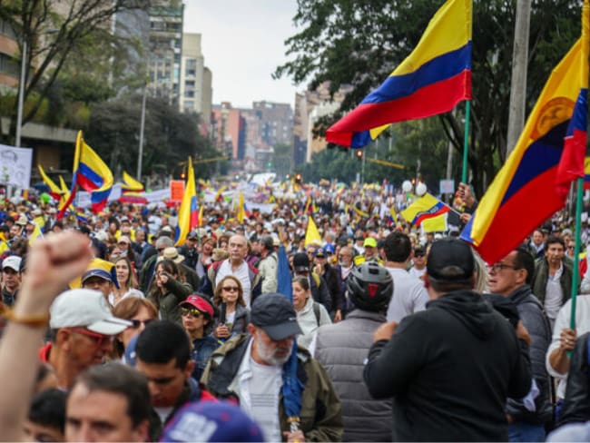 Manifestaciones en Bogotá del 9 al 14 de septiembre/ Foto Colprensa
