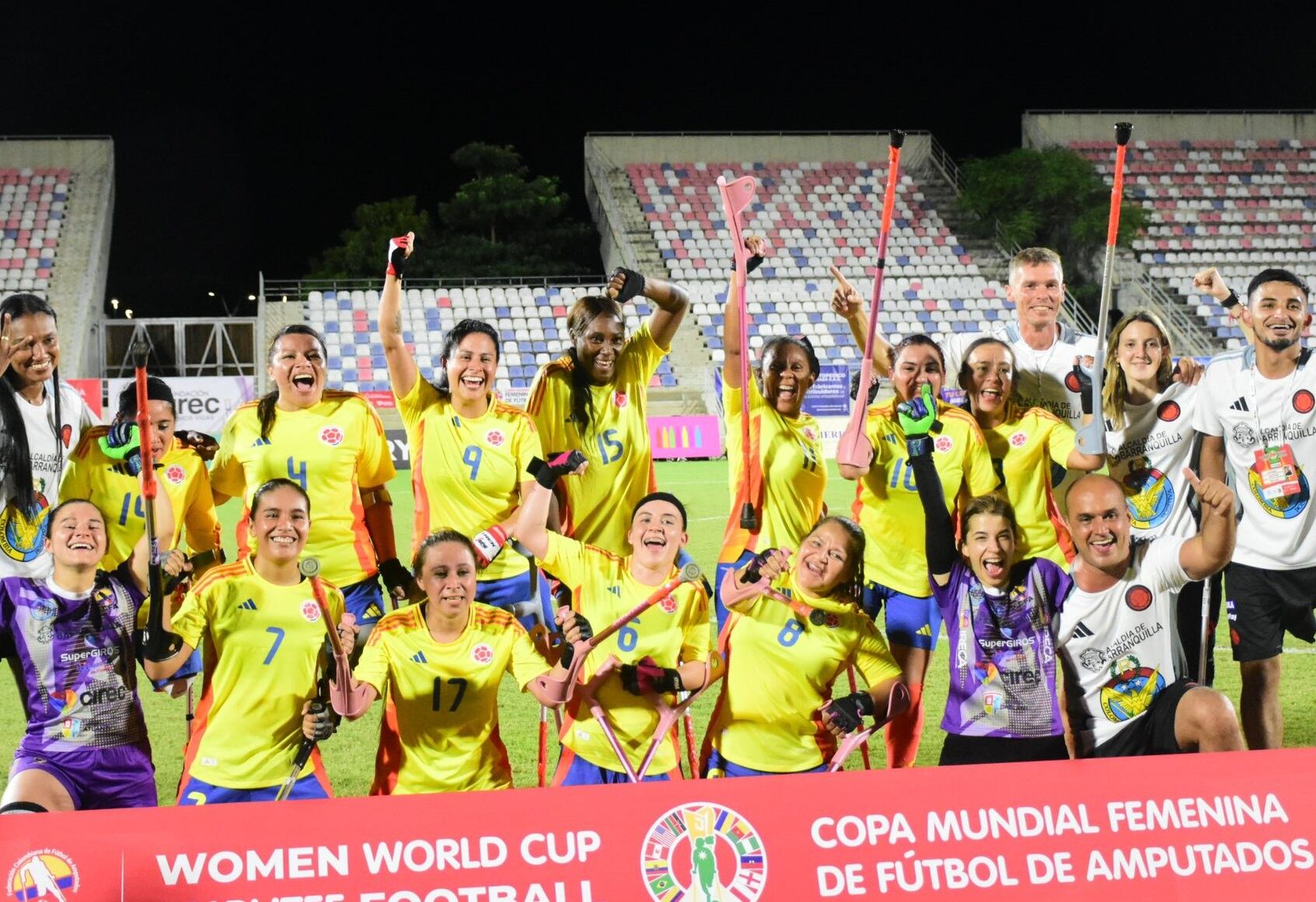 Selección Colombia Femenina de amputadas. Foto: Alcaldía de Barranquilla