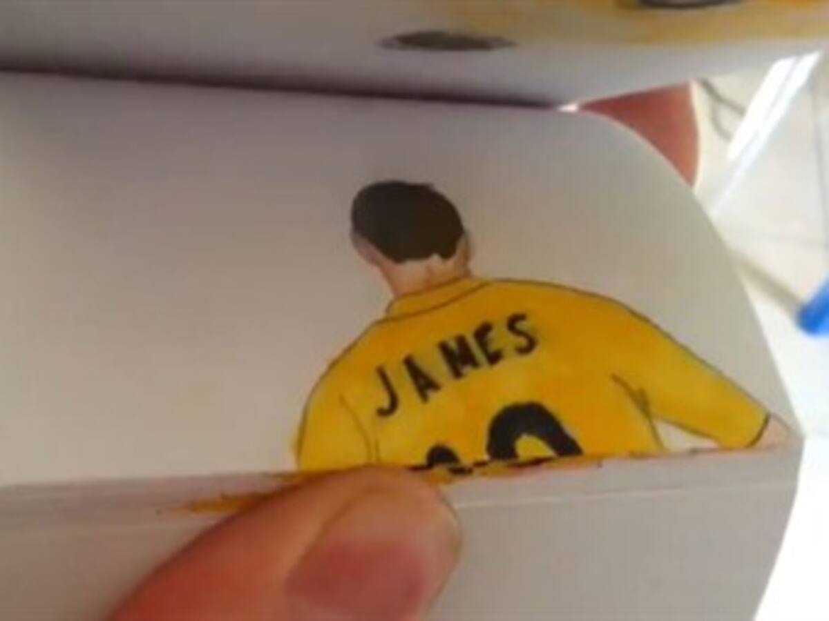 Cinco de los mejores goles del Mundial, en dibujos animados