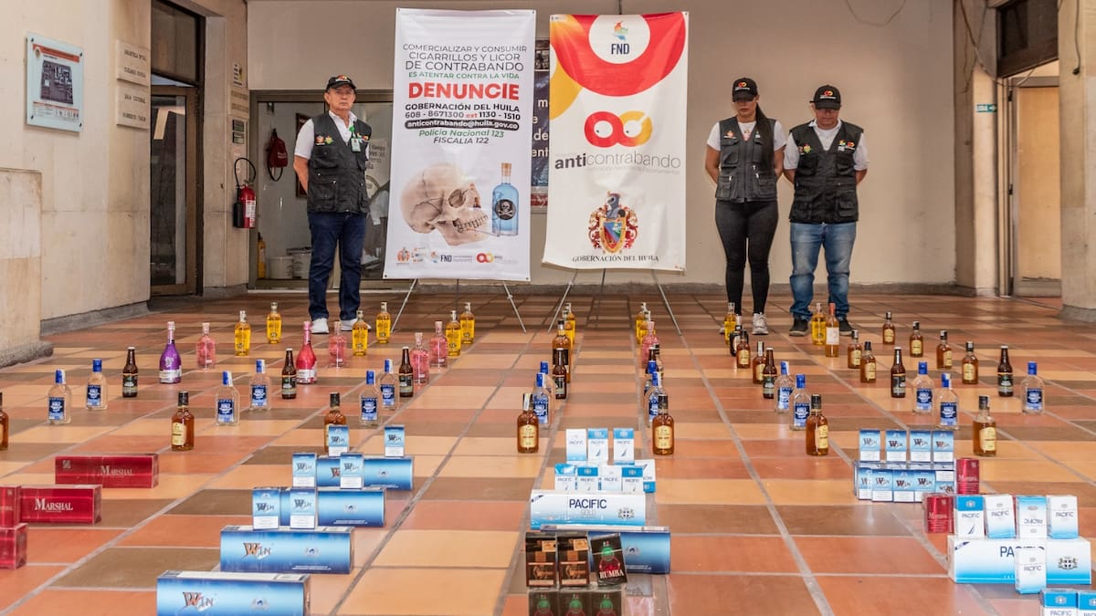Asestan duro golpes a las bandas de contrabando de licor en el Huila