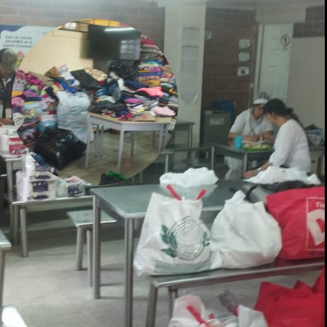 Albergue acondicionado en I. E. Primitivo La Doctora de Sabaneta- foto cortesía