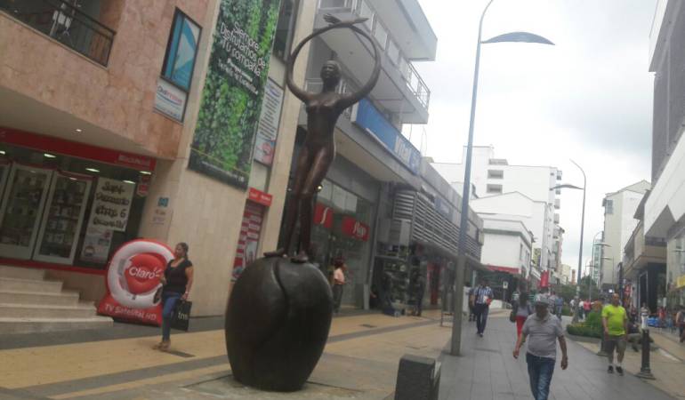 La Venus del Café en la Calle Real de Armenia