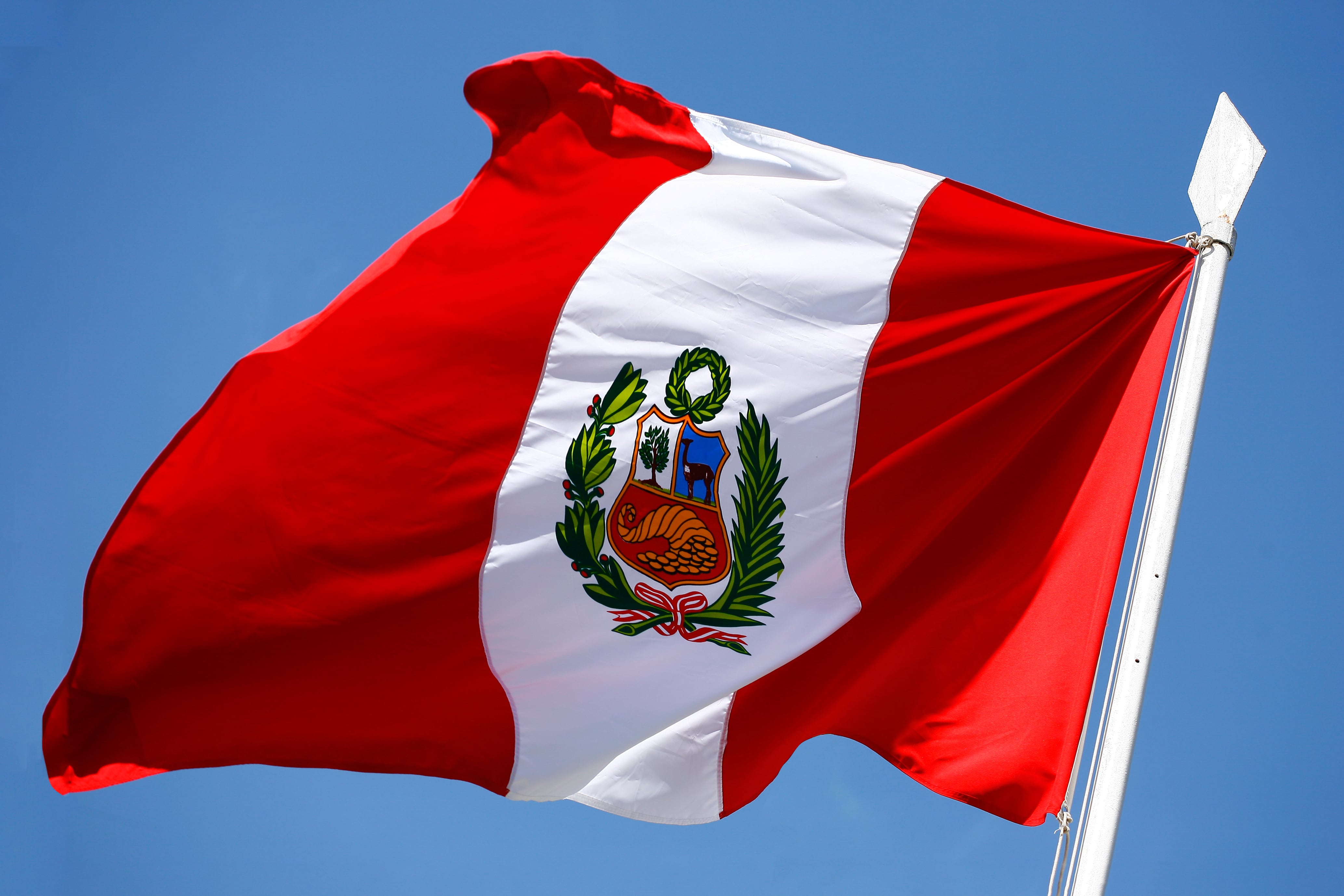 Bandera de Perú, Getty Images.