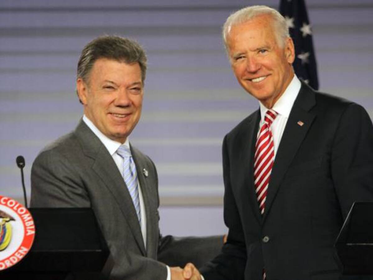 Santos y Biden sostendrán encuentro bilateral en Cartagena