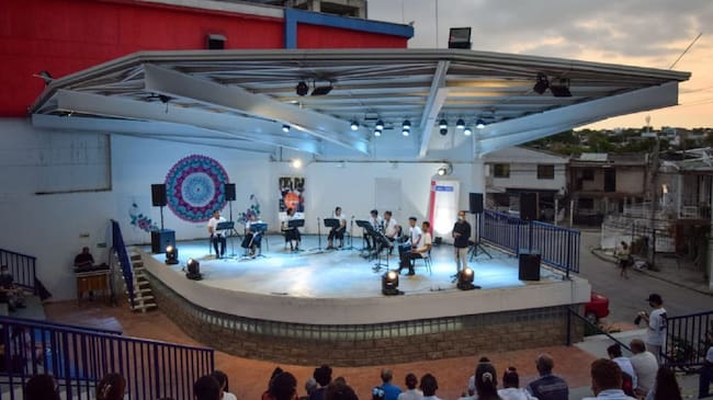 La programación comenzó con la presentación de la Orquesta Sinfónica de Cartagena