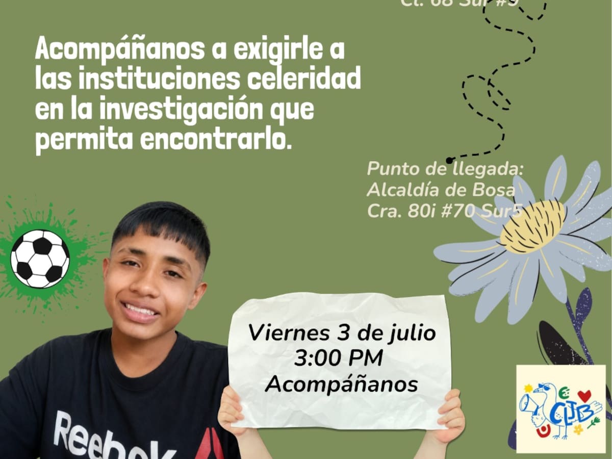 Buscan a joven de 14 años desaparecido en Bogotá: salió del colegio y no volvió