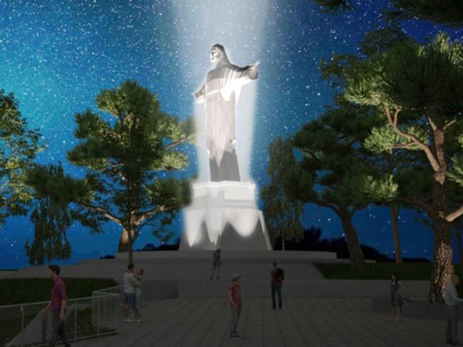 Luz para la imagen sagrada de Morrorrico