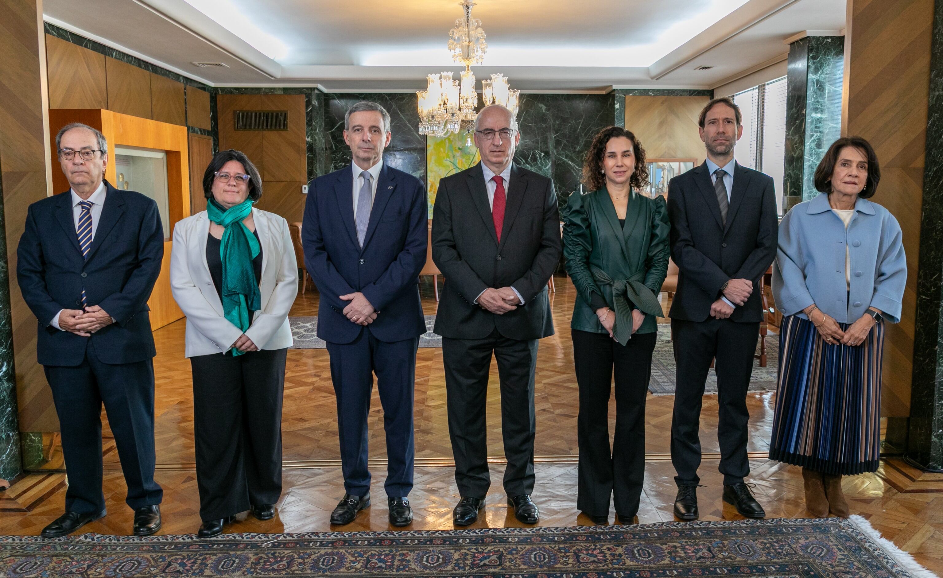 Ministro de Hacienda, Miguel Gómez, en la junta del Banco de la Republica. Foto: Banco de la Republica