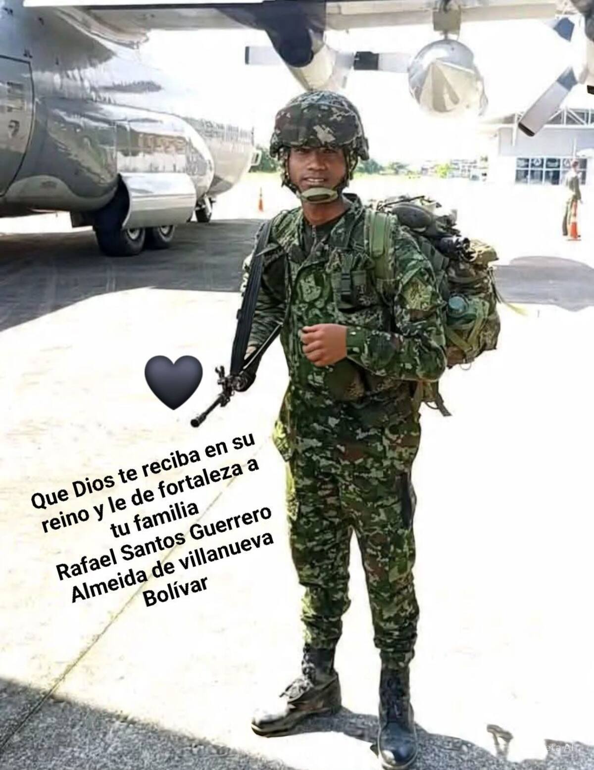 Rafael Santos Guerra Almeida, fallecido. // Colprensa