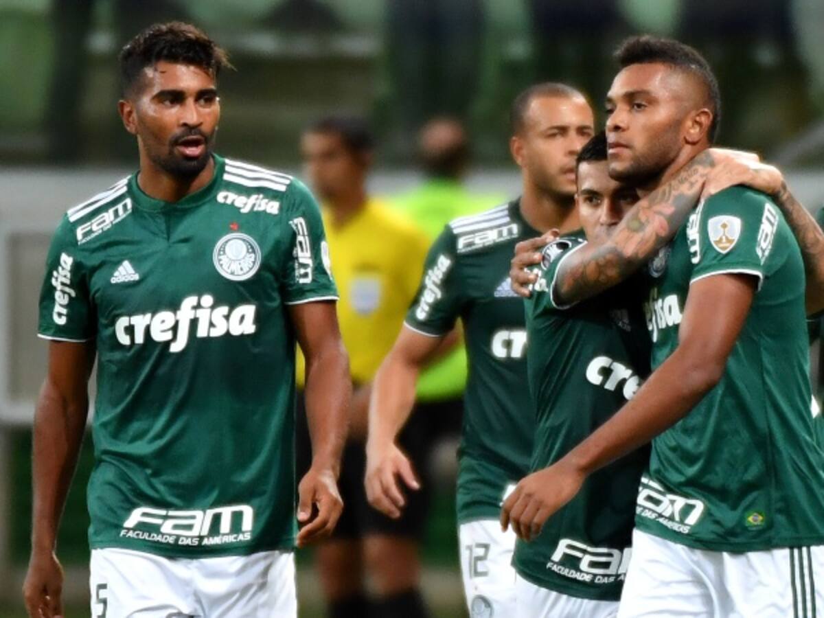 No para de celebrar: Borja anotó para el triunfo del Palmeiras sobre Bahia