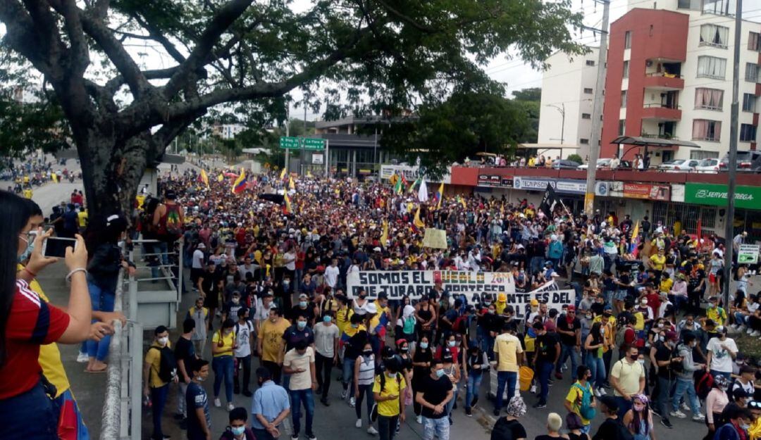 Marcha del 28 de mayo en Bucaramanga