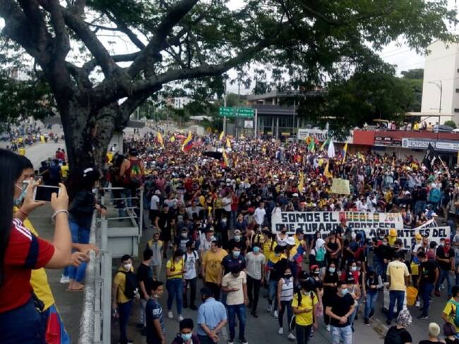 Marcha del 28 de mayo en Bucaramanga
