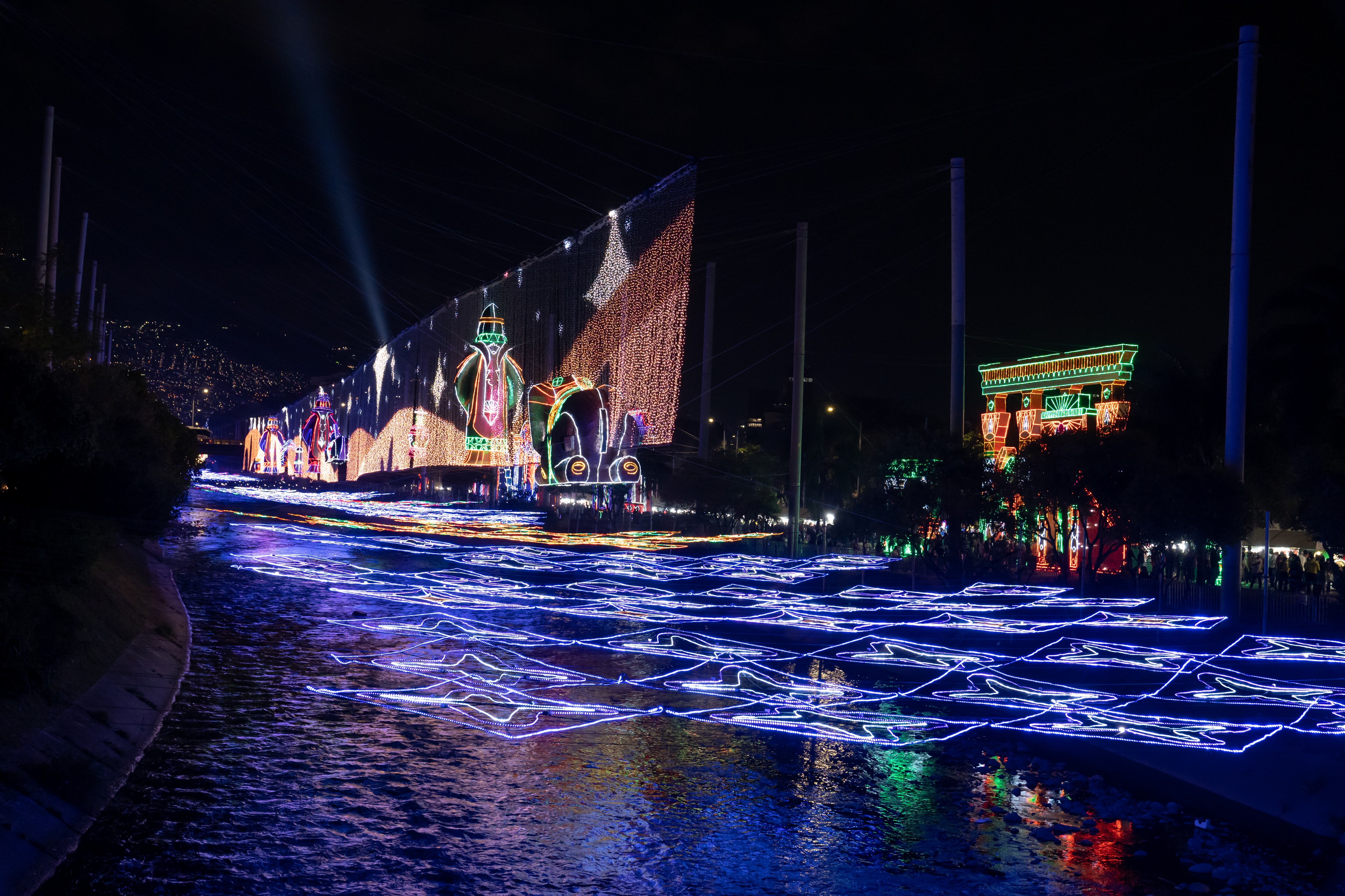 Alumbrado navideño de Medellín 2024.Foto: EPM