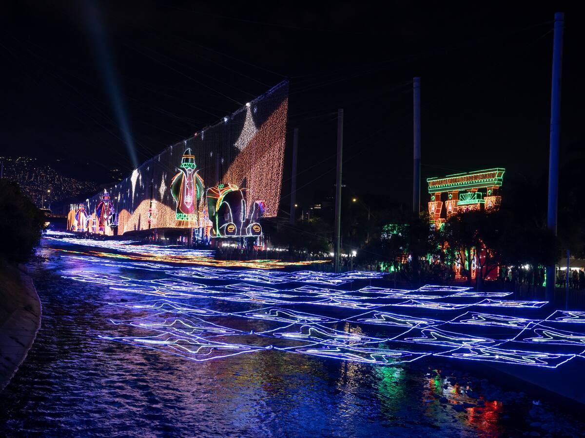 Últimos días para disfrutar los alumbrados navideños de Medellín
