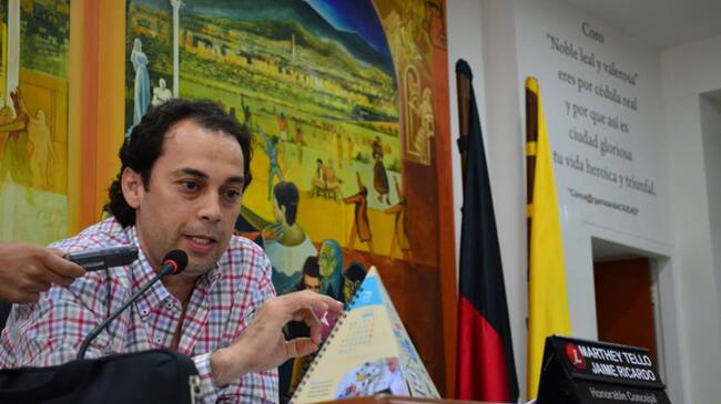 Jaime Ricardo Marthey Tello presidente del concejo de Cúcuta