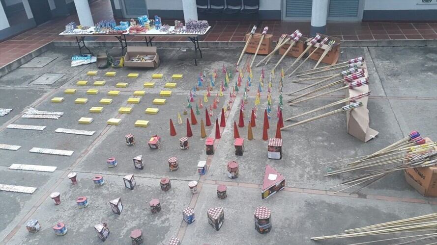 Hasta el momento el departamento del Cauca reporta 18 casos de quemados con pólvora. Popayán es la ciudad con mayor afectación. Foto: Policía Nacional