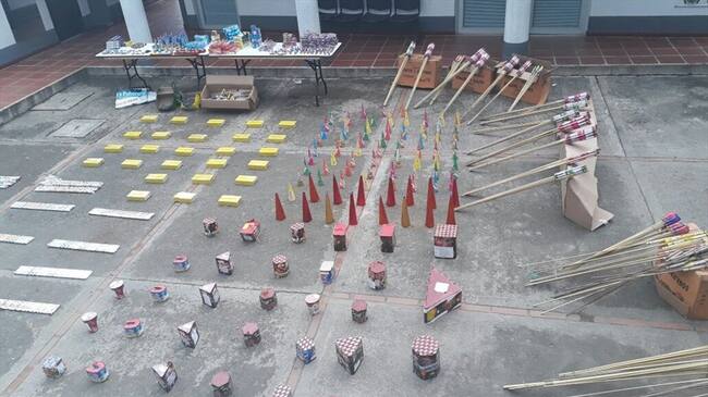 Hasta el momento el departamento del Cauca reporta 18 casos de quemados con pólvora. Popayán es la ciudad con mayor afectación. Foto: Policía Nacional