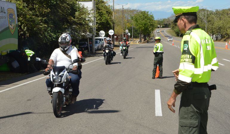 Operativos viales en Caldas