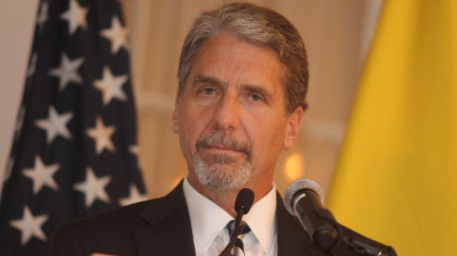 Kevin Whitaker, embajador de Estados Unidos en Colombia.