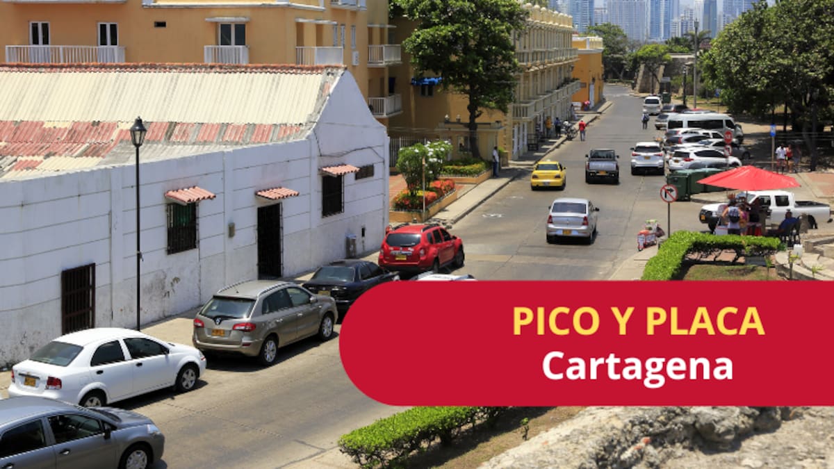 Pico y placa Cartagena de lunes 16 al 20 de septiembre: Rotación, motos y particulares