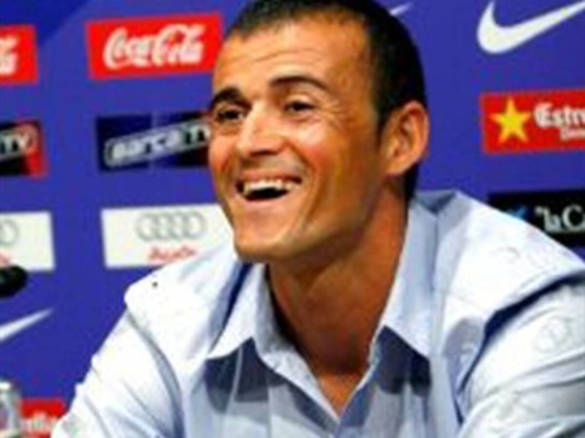 Luis Enrique inicia labores como técnico de AS Roma