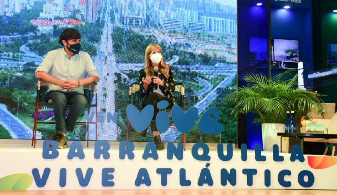 Alcalde Jaime Pumarejo y gobernadora Elsa Noguera