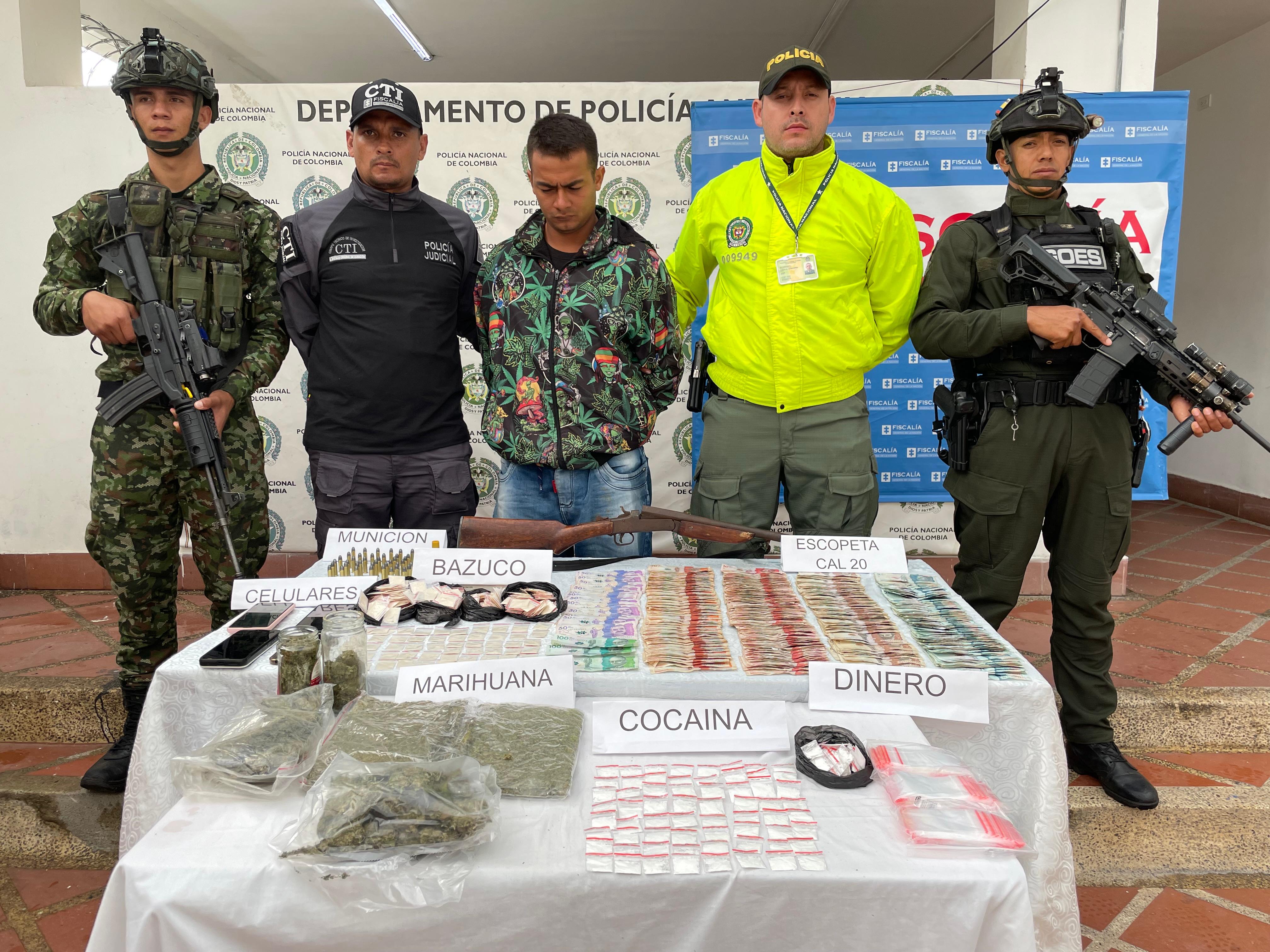 Capturado integrante del Clan del Golfo en Valparaíso. Foto: Cortesía.