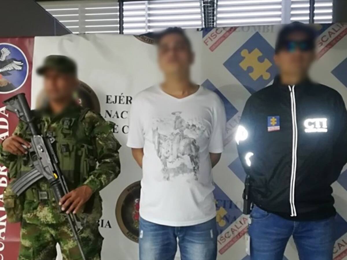 Capturan a alias Dieguito, cabecilla de Los Triana y aliado estratégico de alias Tom
