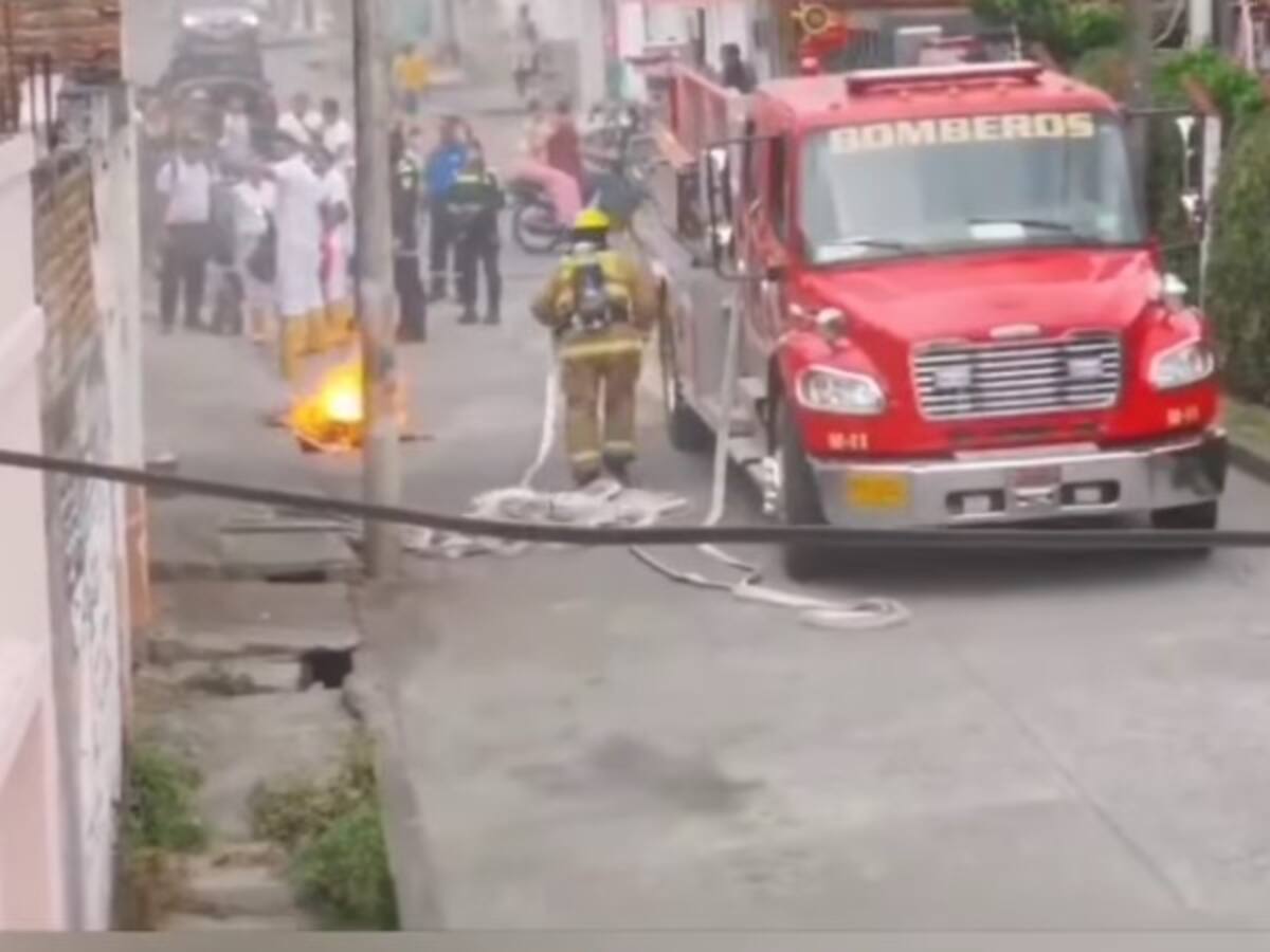 Intentaron incendiar una avícola en el centro del Valle por extorsión