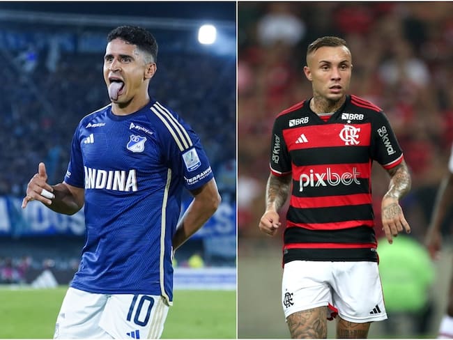 Duelo entre Millonarios y Flamengo en Copa Libertadores / Getty Images