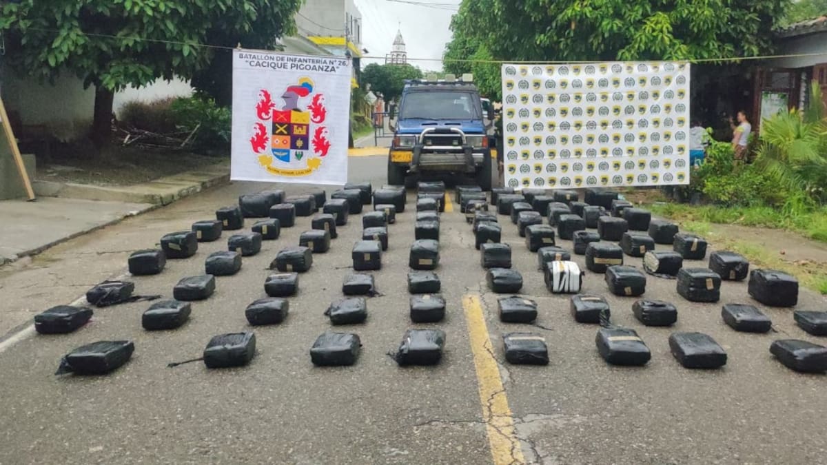 Incautan 822 kilos de marihuana en occidente del Huila