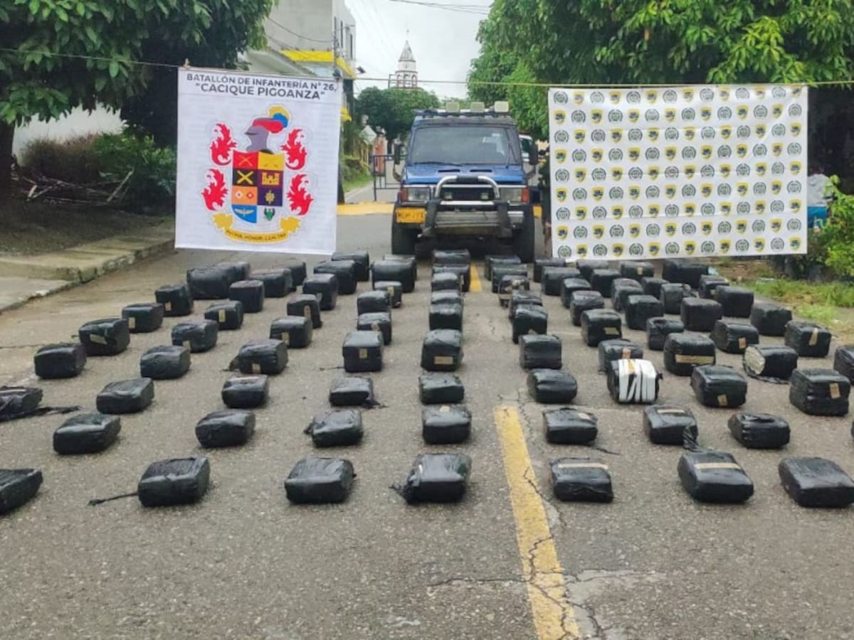 Incautan 822 kilos de marihuana en occidente del Huila
