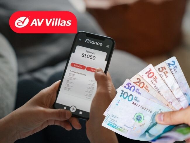Función de ahorro digital AV Villas 2025. Imagen de referencia
