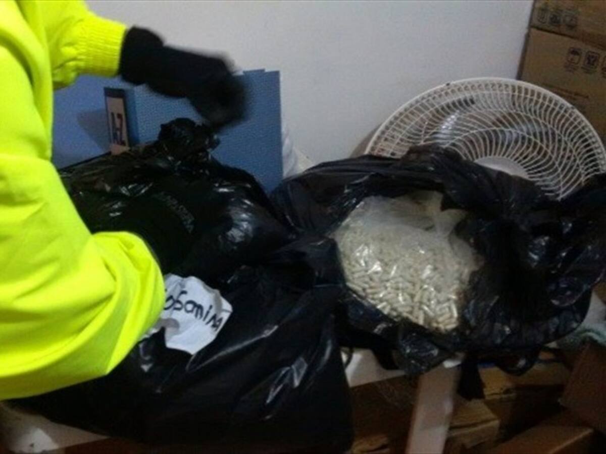 La Policía de Bogotá encontró 30 kilos de medicamentos falsos en Kennedy
